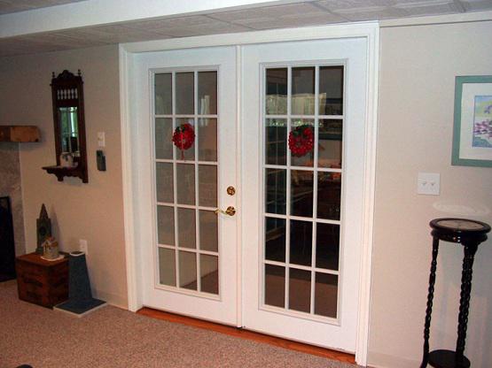 Interior Wooden French Doors With Glass Design And Ideas