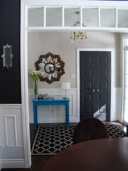 Black Paint For Interior Doors Design And Ideas