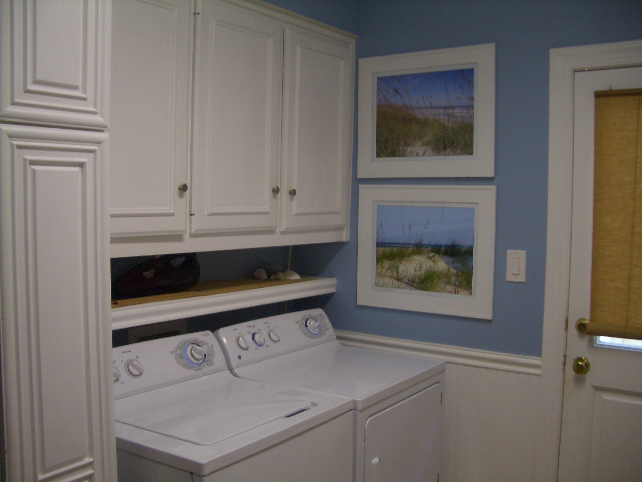 laundry room storage above washer and dryer » Design and Ideas