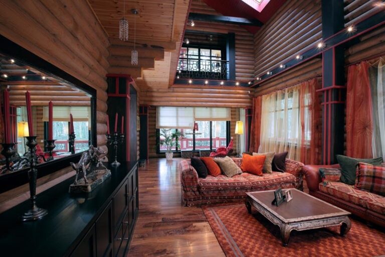 Embracing Modern Elegance in a Log House