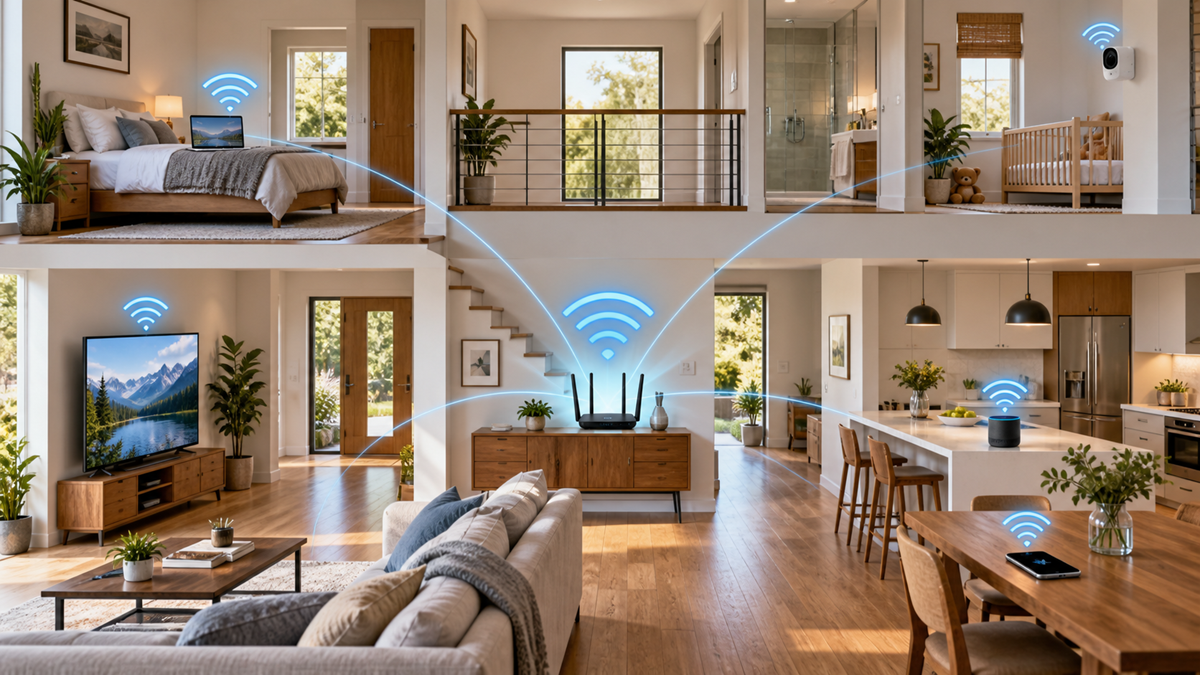 How Wi-Fi works across a modern connected home