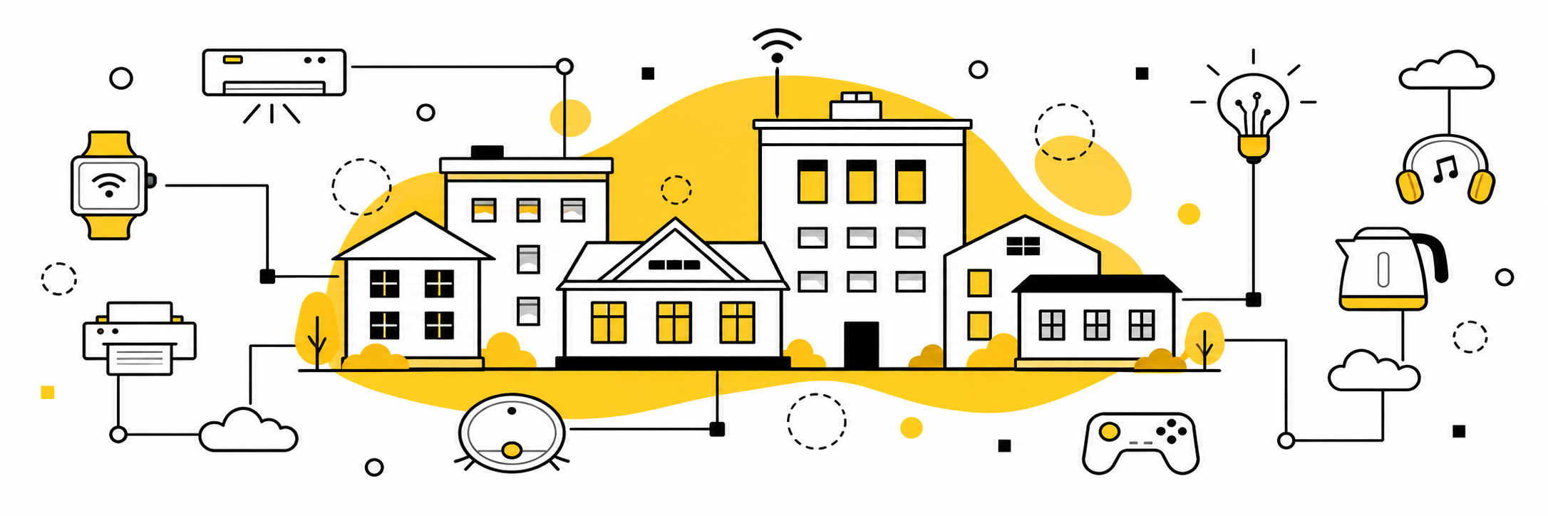 Modern smart home technology and connected living